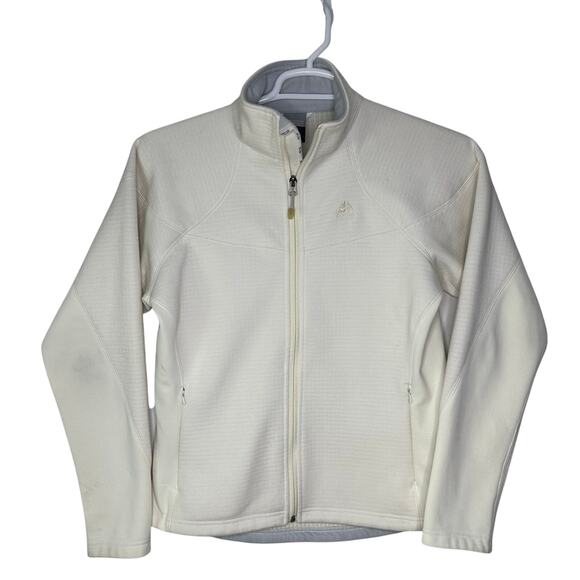 Vintage Nike ACG Women's Medium Jacket White Full Zip Utility Hiking Outdoor Y2K - Picture 1 of 11